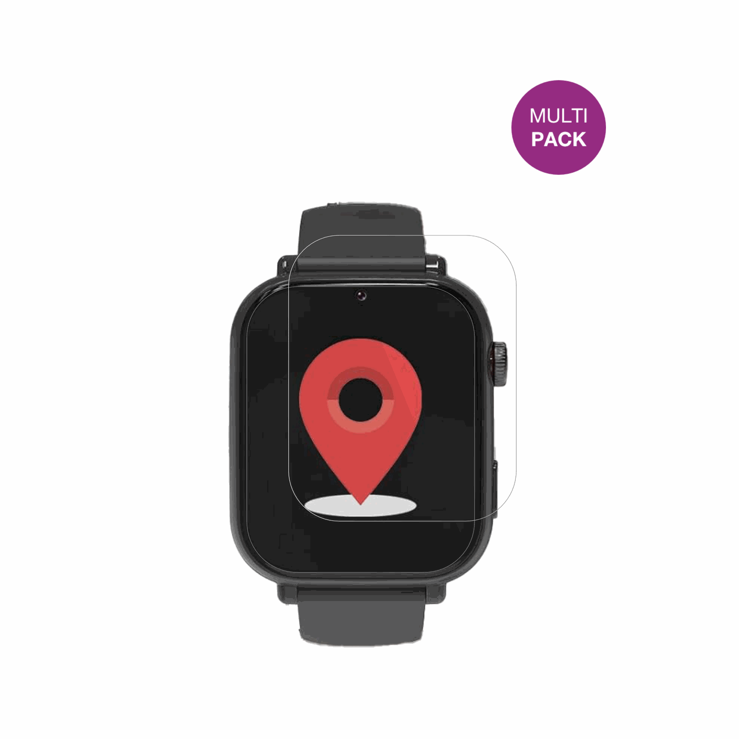 AlutoriaA22 1.57 Zoll Smartwatch mit aufgebrachter dipos Displayschutzfolie, glasklare Darstellung ohne Einschränkungen