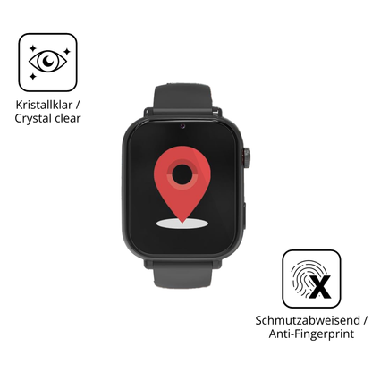 Flexible TPU-Folie passend zugeschnitten für Alutoria A22 1.57 Zoll Smartwatch, vollständige Abdeckung