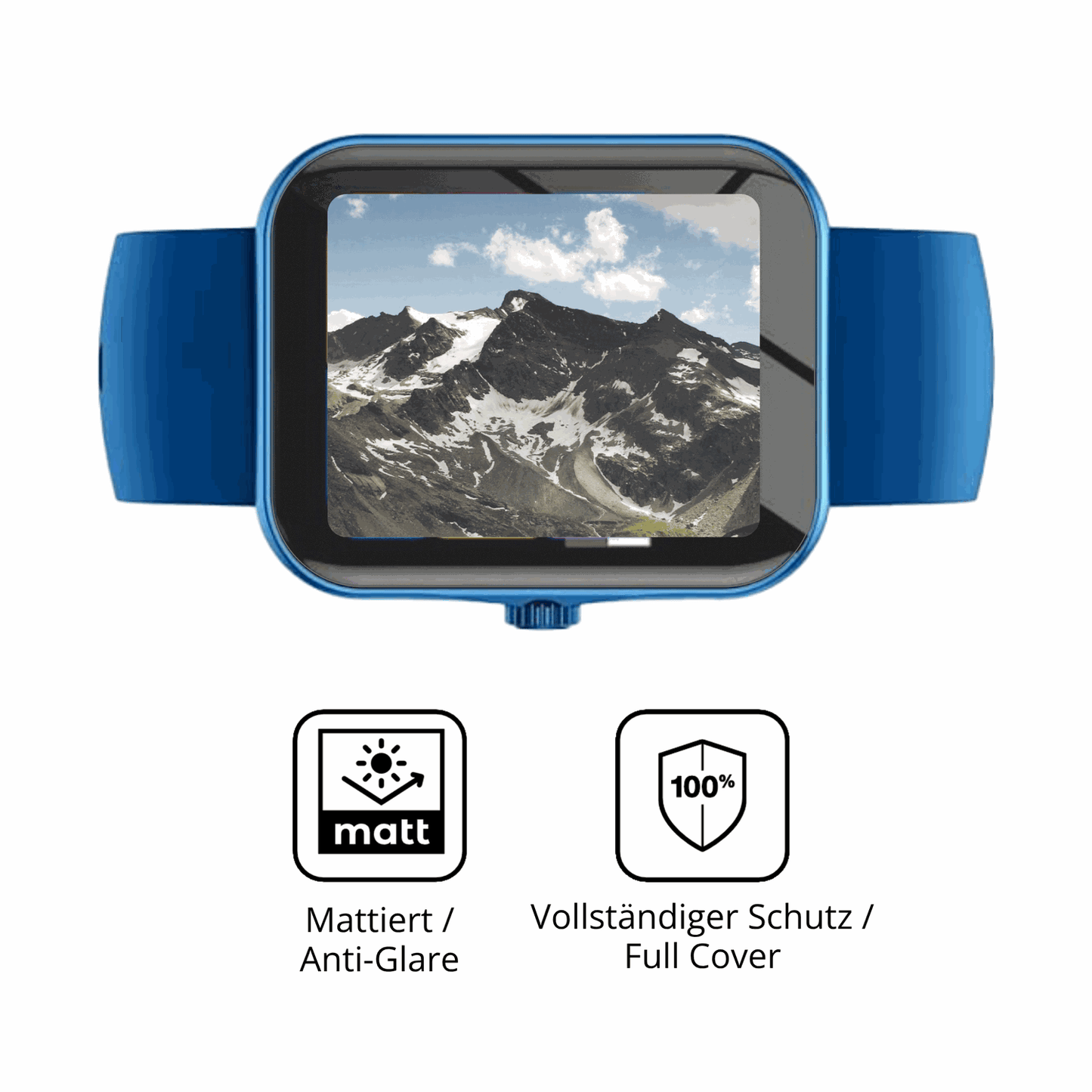 Flexible TPU-Folie passend zugeschnitten für Alutoria S80K, vollständige Abdeckung