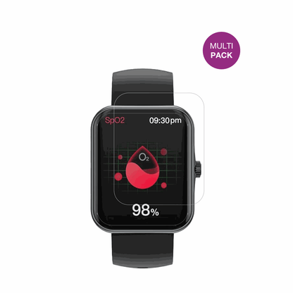 AlutoriaS80K 1.83 Zoll Smartwatch mit aufgebrachter dipos Displayschutzfolie, glasklare Darstellung ohne Einschränkungen