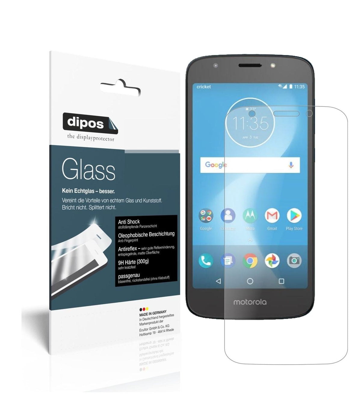 1x 9H Schutzfolie matt für Motorola Moto E5 Play SD427 Panzerfolie