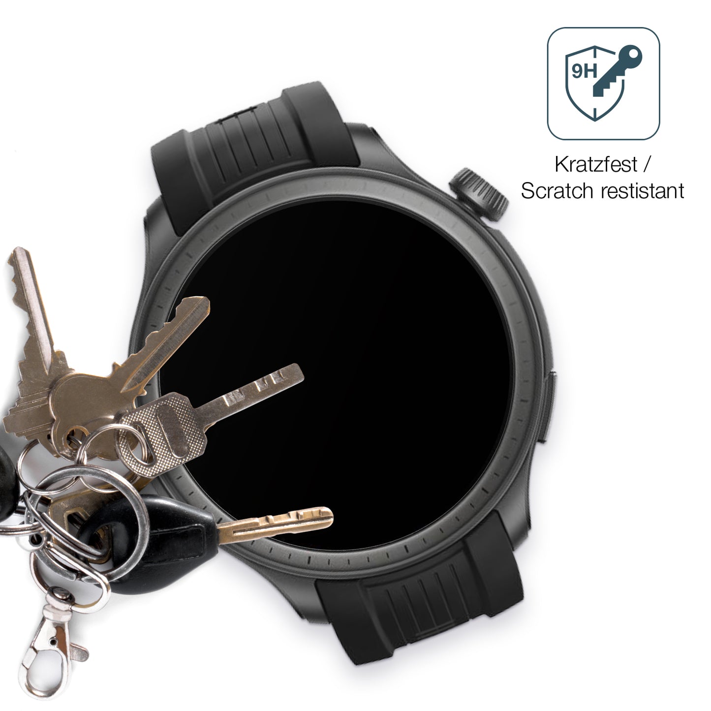dipos Displayschutz für Amazfit Balance, mattierte Oberfläche, robuste Festigkeit und perfekte Passform
