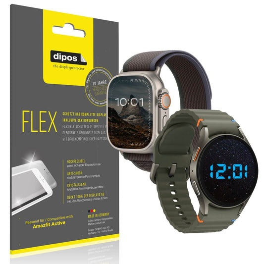 2x 3D Full Cover Schutzfolie für Amazfit Active