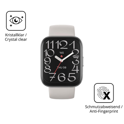 Flexible TPU-Folie passend zugeschnitten für Amazfit Bip 5 Unity, vollständige Abdeckung