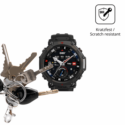2x 9H Schutzfolie für Amazfit T-Rex 3 Pro Panzerfolie
