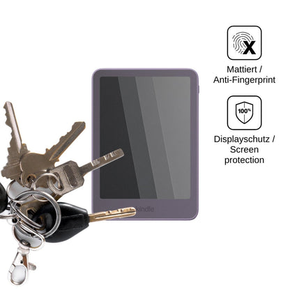 Blickschutzfolie für Amazon Kindle Paperwhite 2026 matt Schutzfolie Privacy