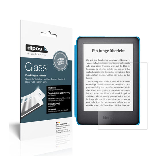 Matte Displayschutzfolie von dipos passend für Amazon Kindle Kids Edition (2019), 9H kratzfest und blasenfrei montiert