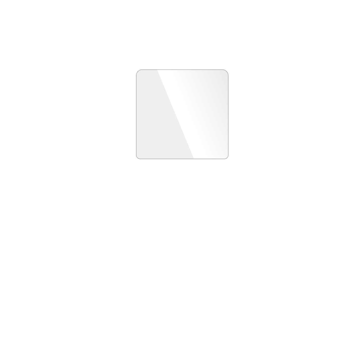 dipos Displayschutz für Amplicomms PowerTel M8000 Senioren-Handy, transparente Oberfläche, geringe Dicke und perfekte Passform