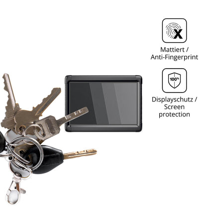 dipos Displayschutz für Ancel X6, mattierte Oberfläche, Blickschutzfilter und perfekter Passform