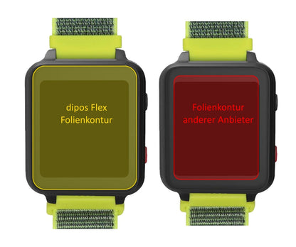 3x 3D Full Cover Schutzfolie für Anio 5 Smartwatch