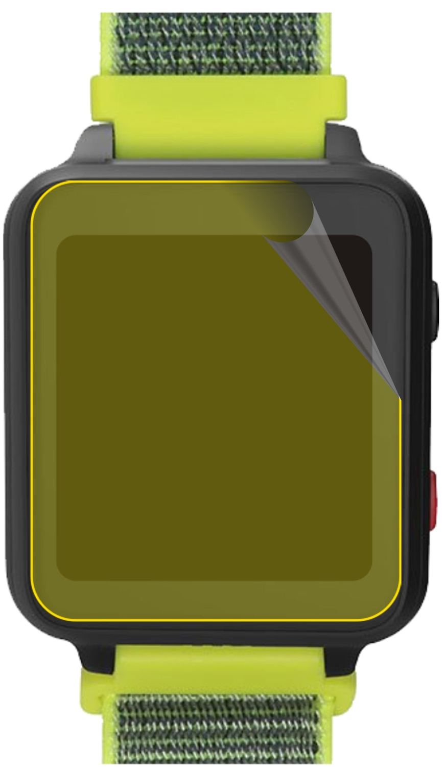 3x 3D Full Cover Schutzfolie für Anio 5 Smartwatch