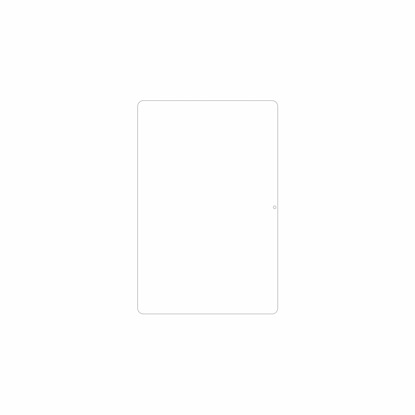 dipos Displayschutz für ANTEMPER D106, mattierte Oberfläche, geringe Dicke und perfekte Passform