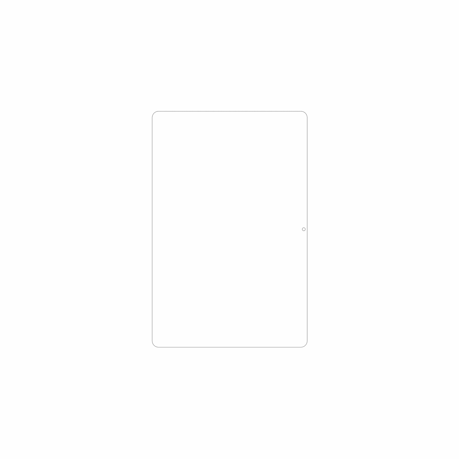 dipos Displayschutz für ANTEMPER D106, mattierte Oberfläche, geringe Dicke und perfekte Passform