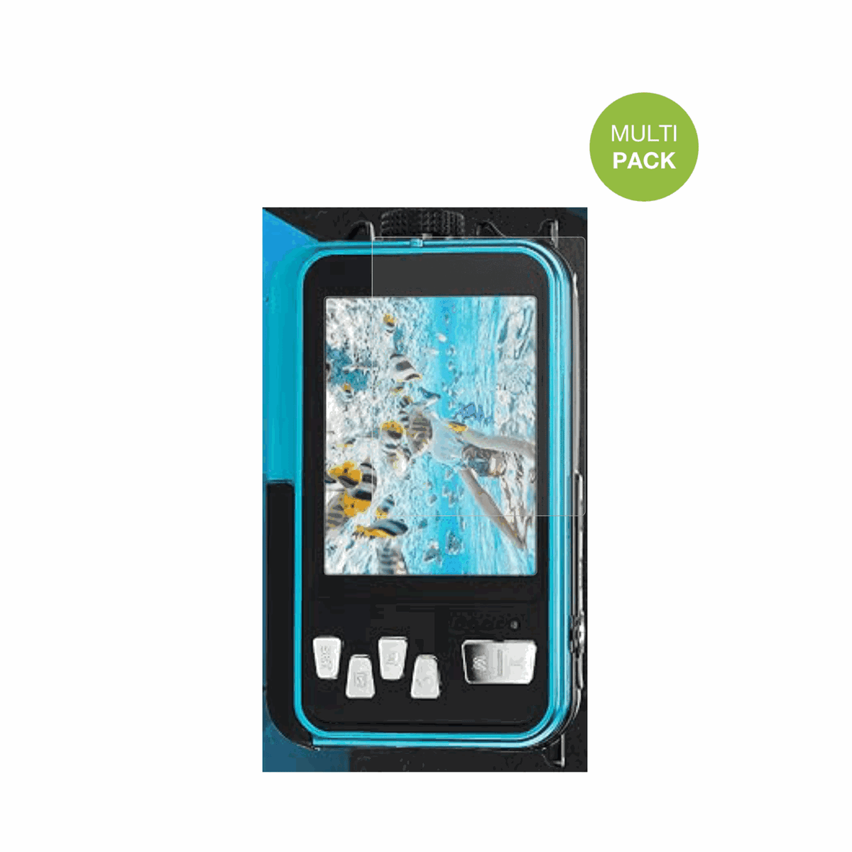AgfaPhotoRealishot WP8000 mit aufgebrachter dipos Displayschutzfolie, die lästige Fingerabdrücke minimiert