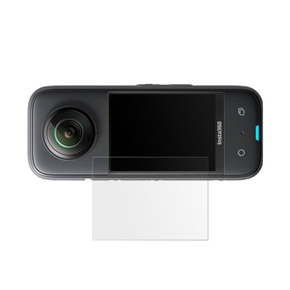 Akaso360 Grad Action Cam mit aufgebrachter dipos Displayschutzfolie, die lästige Fingerabdrücke minimiert