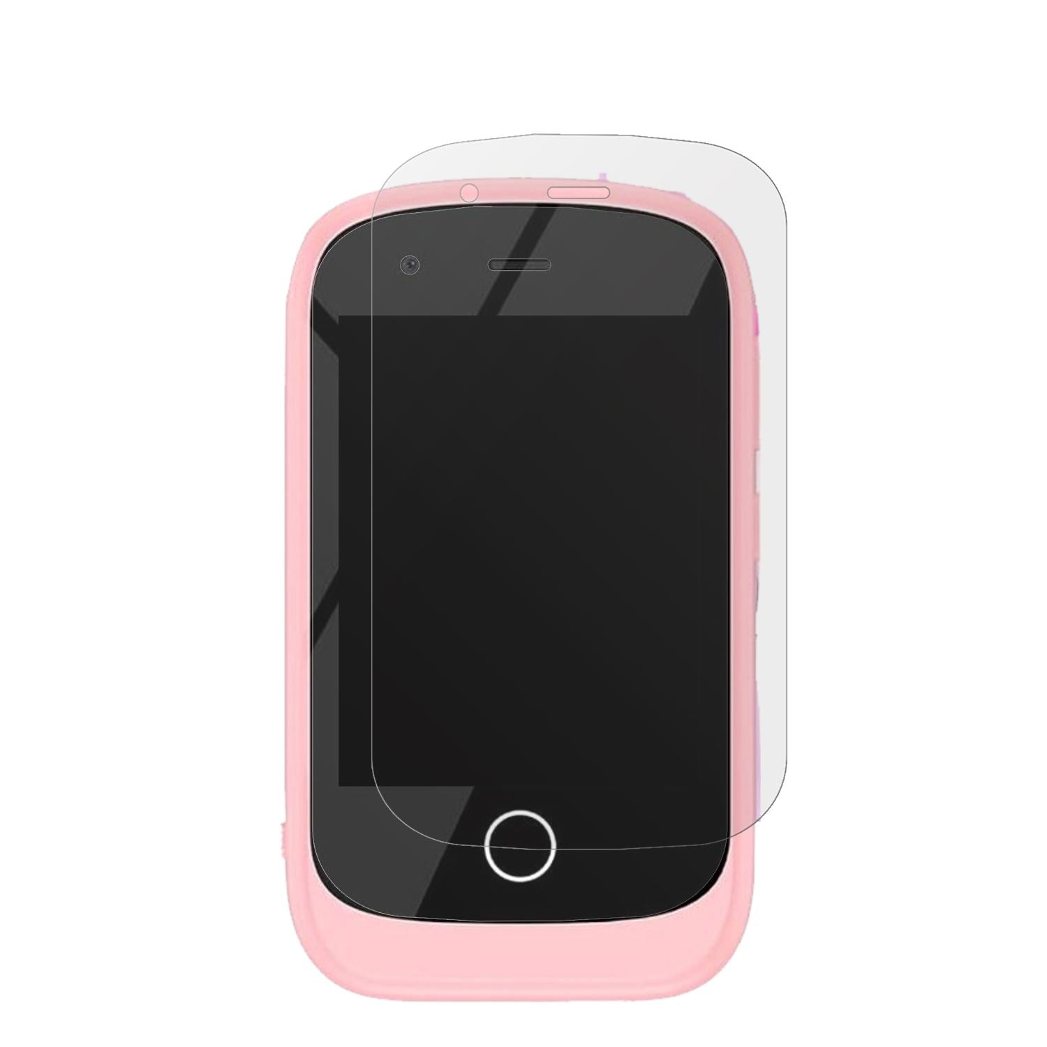 AlutoriaKinder Handy PH05 mit aufgebrachter dipos Displayschutzfolie, die lästige Fingerabdrücke minimiert