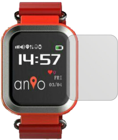 Anio3 Touch mit aufgebrachter dipos Displayschutzfolie, die lästige Fingerabdrücke minimiert
