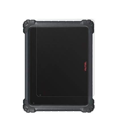 AutelMaxiCom Ultra Lite S mit aufgebrachter dipos Displayschutzfolie, die lästige Fingerabdrücke minimiert