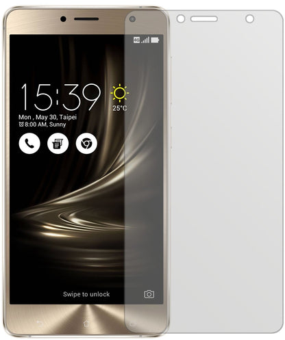 AsusZenfone 3 Deluxe ZS550KL 5,5 Zoll mit aufgebrachter dipos Displayschutzfolie, die lästige Fingerabdrücke minimiert