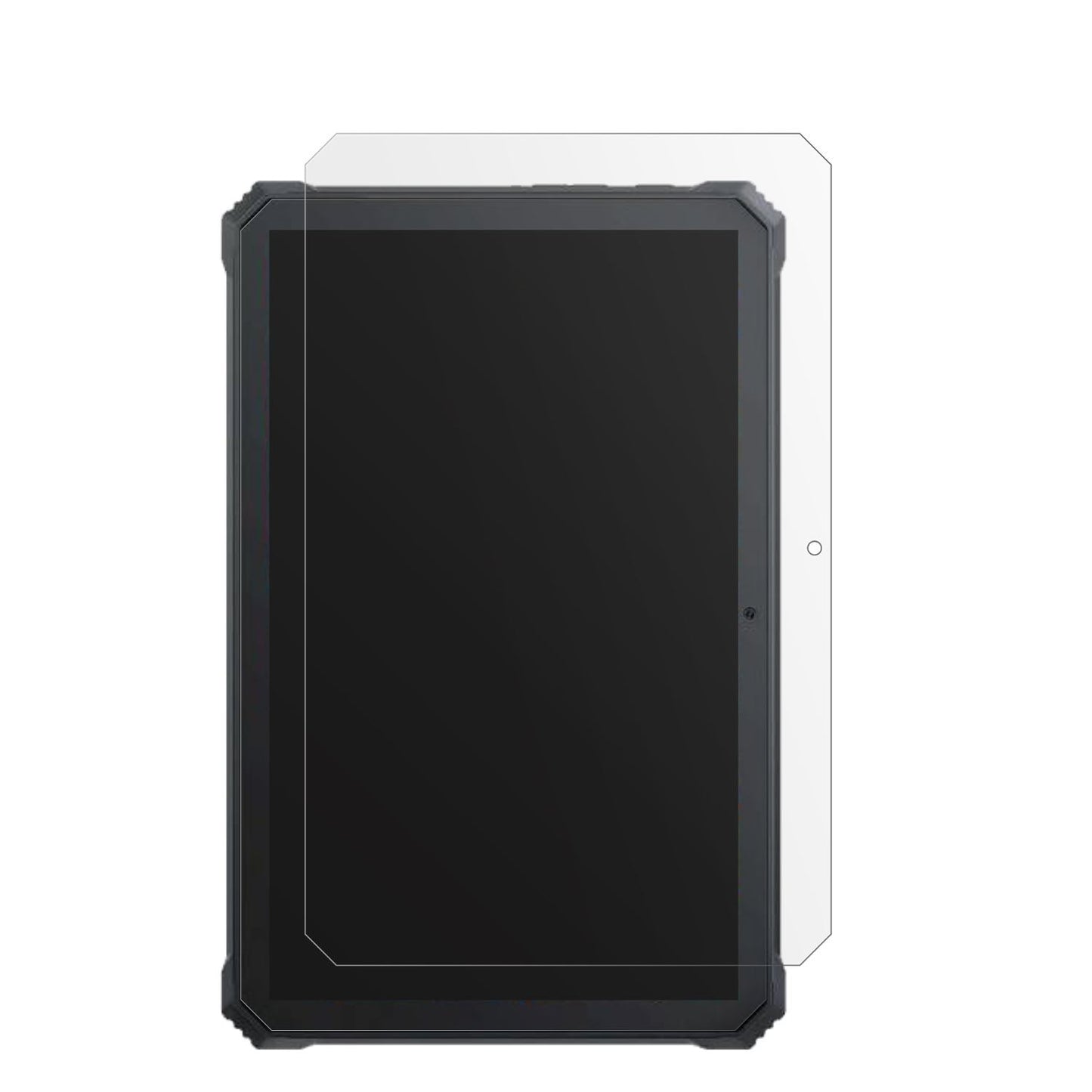 BlackviewActive 8 Pro Outdoor mit aufgebrachter dipos Displayschutzfolie, die lästige Fingerabdrücke minimiert