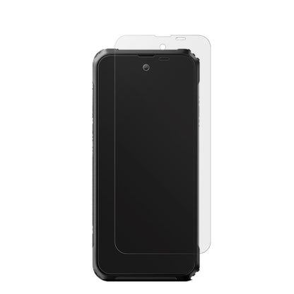 BlackviewBL9000 Pro mit aufgebrachter dipos Displayschutzfolie, die lästige Fingerabdrücke minimiert