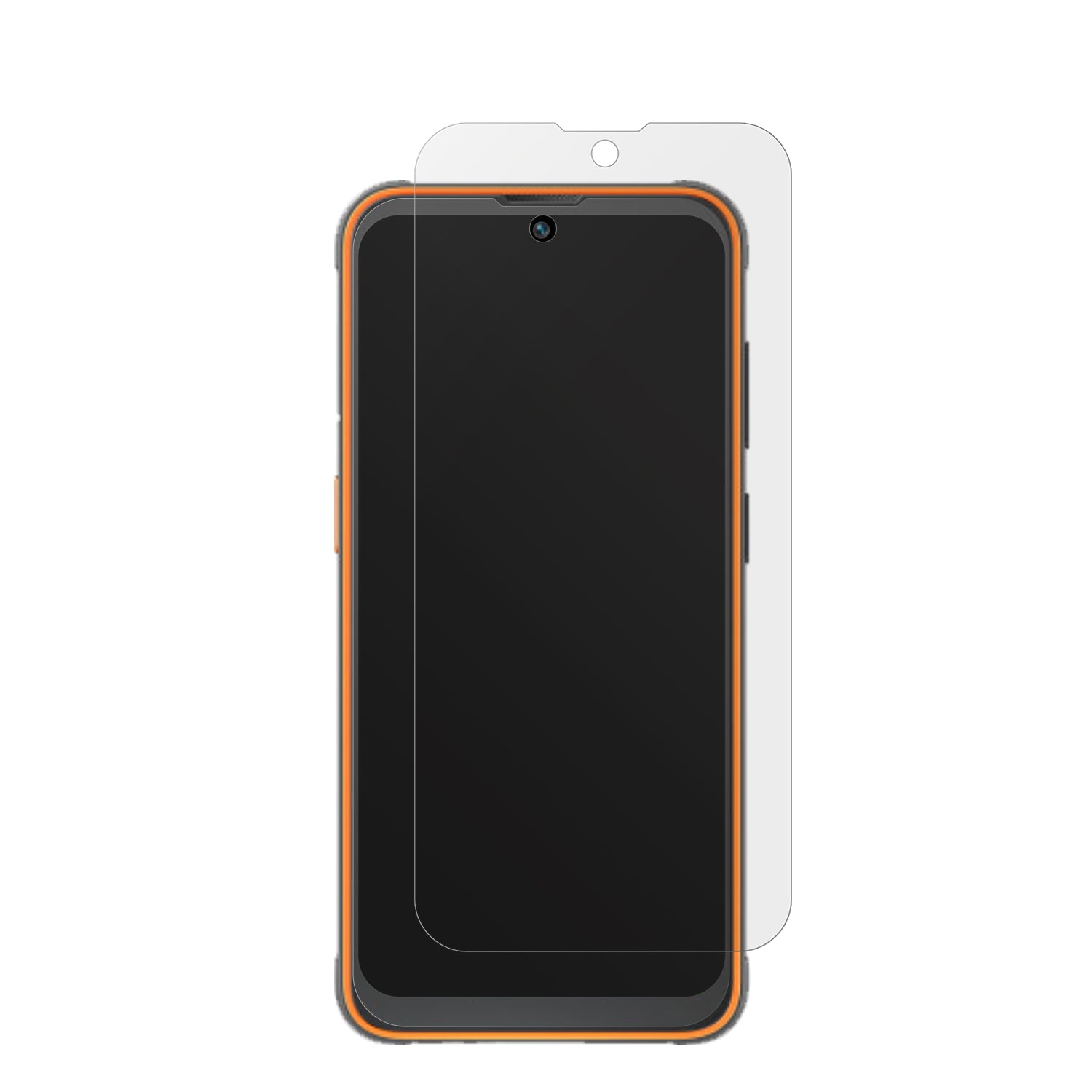 BlackviewBV5200 Pro mit aufgebrachter dipos Displayschutzfolie, die lästige Fingerabdrücke minimiert