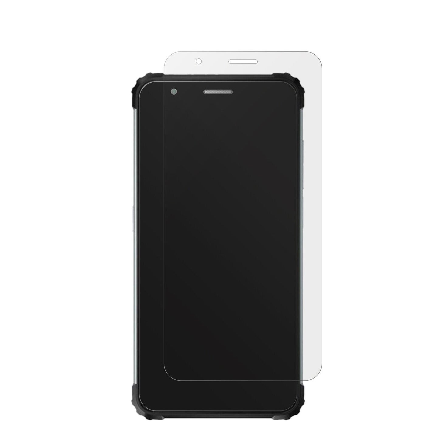 BlackviewBV6600E mit aufgebrachter dipos Displayschutzfolie, die lästige Fingerabdrücke minimiert