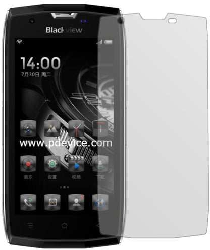BlackviewBV7000 Pro mit aufgebrachter dipos Displayschutzfolie, die lästige Fingerabdrücke minimiert