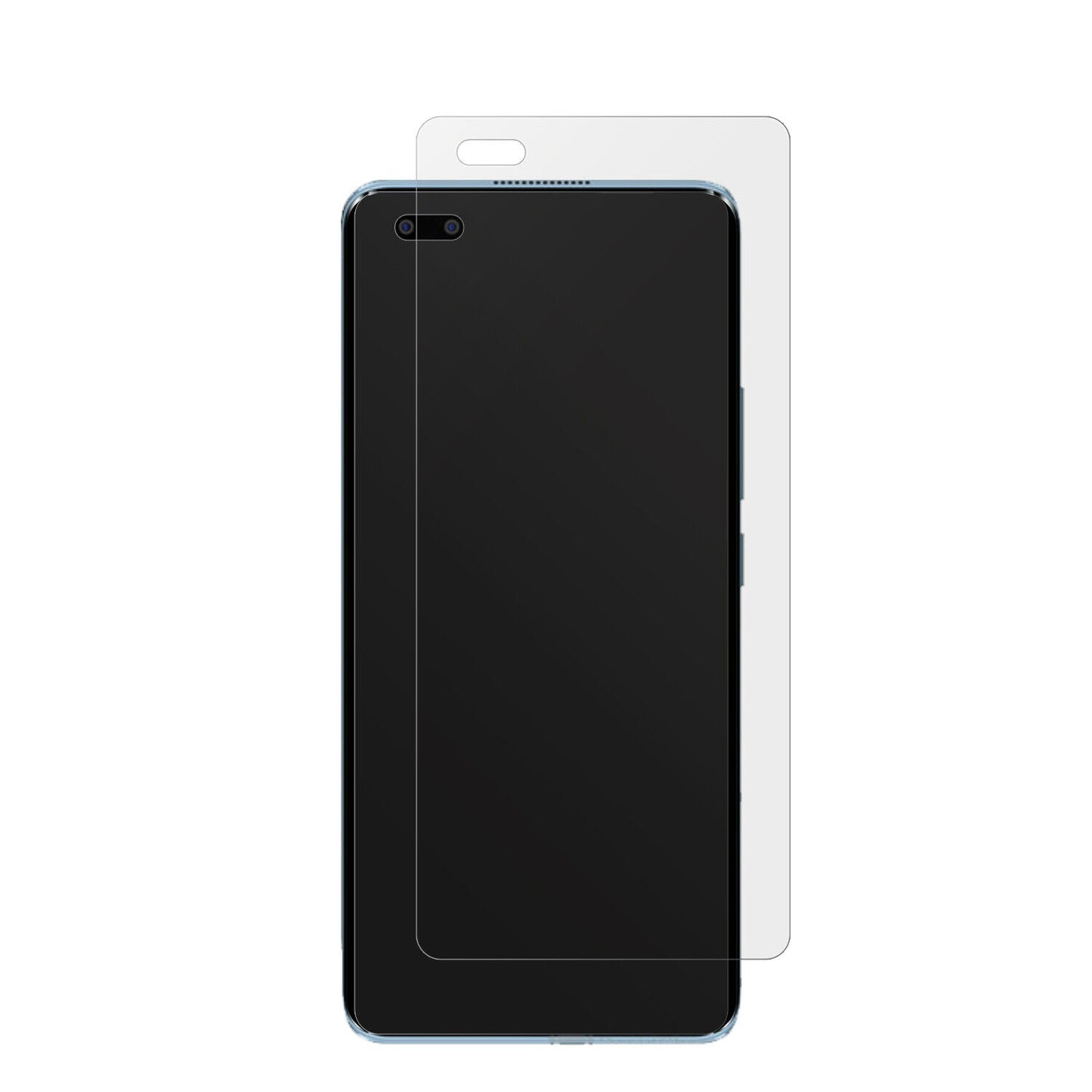 BLUBold N2 mit aufgebrachter dipos Displayschutzfolie, die lästige Fingerabdrücke minimiert