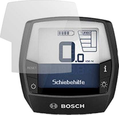 BoschIntuvia Performance Line mit aufgebrachter dipos Displayschutzfolie, die lästige Fingerabdrücke minimiert