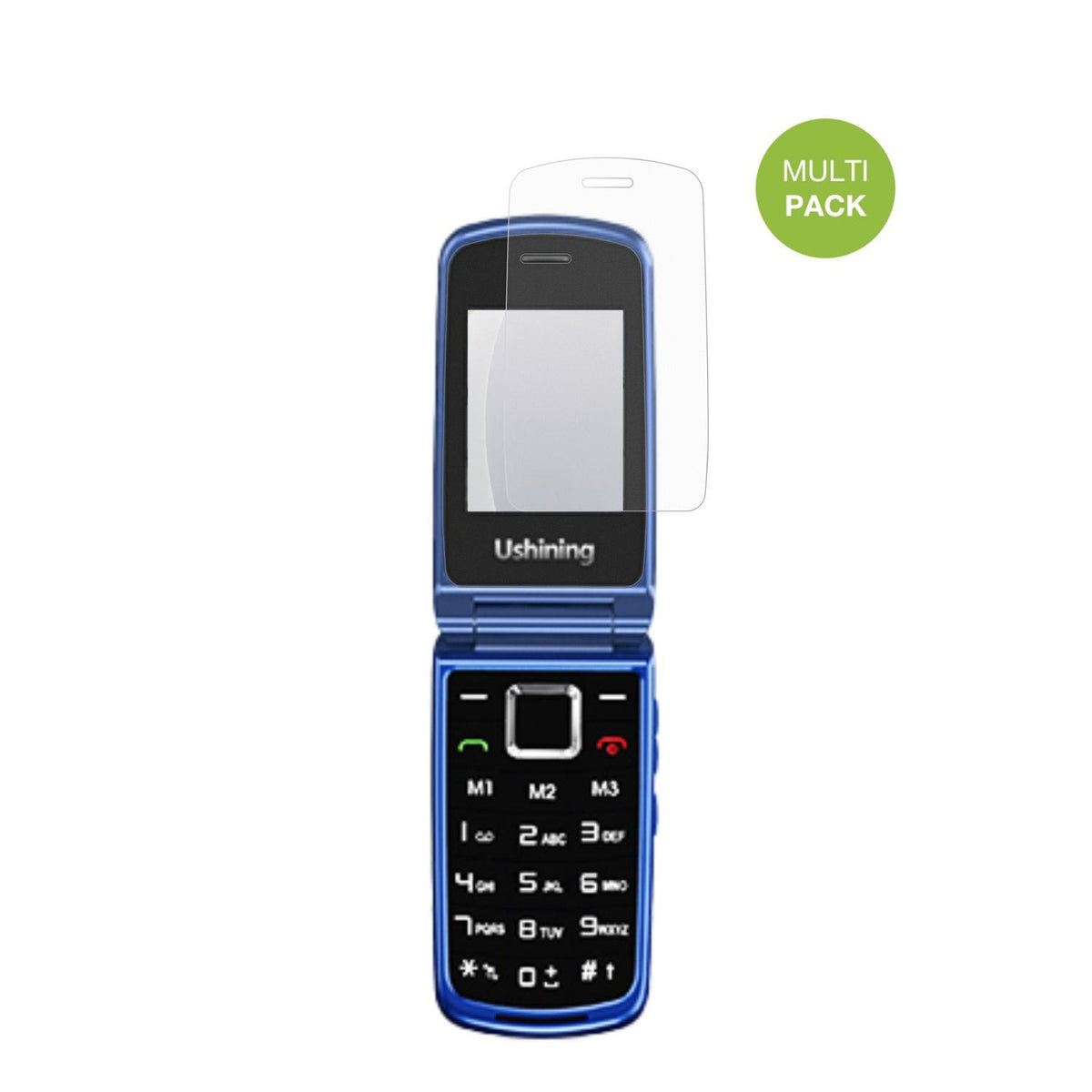 CHAKEYAKEG380D mit aufgebrachter dipos Displayschutzfolie, die lästige Fingerabdrücke minimiert