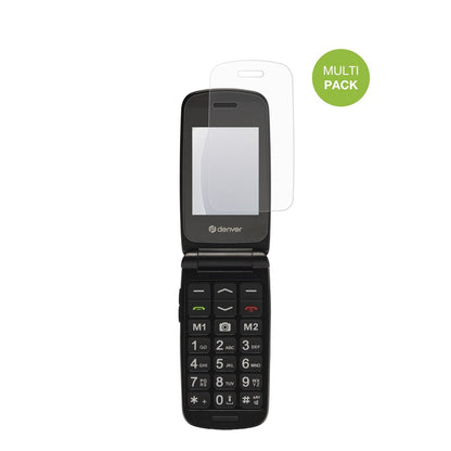 DenverBAS-24800L mit aufgebrachter dipos Displayschutzfolie, die lästige Fingerabdrücke minimiert