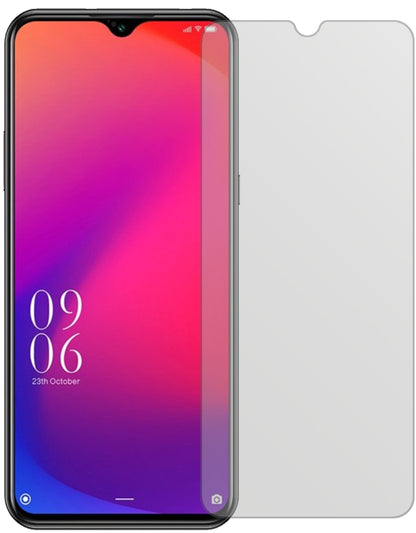 DoogeeX95 mit aufgebrachter dipos Displayschutzfolie, die lästige Fingerabdrücke minimiert