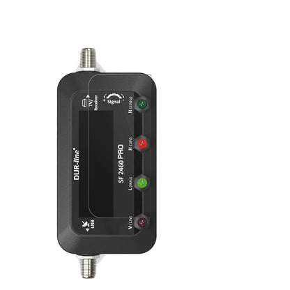 DUR-lineSF2460 Pro mit aufgebrachter dipos Displayschutzfolie, die lästige Fingerabdrücke minimiert