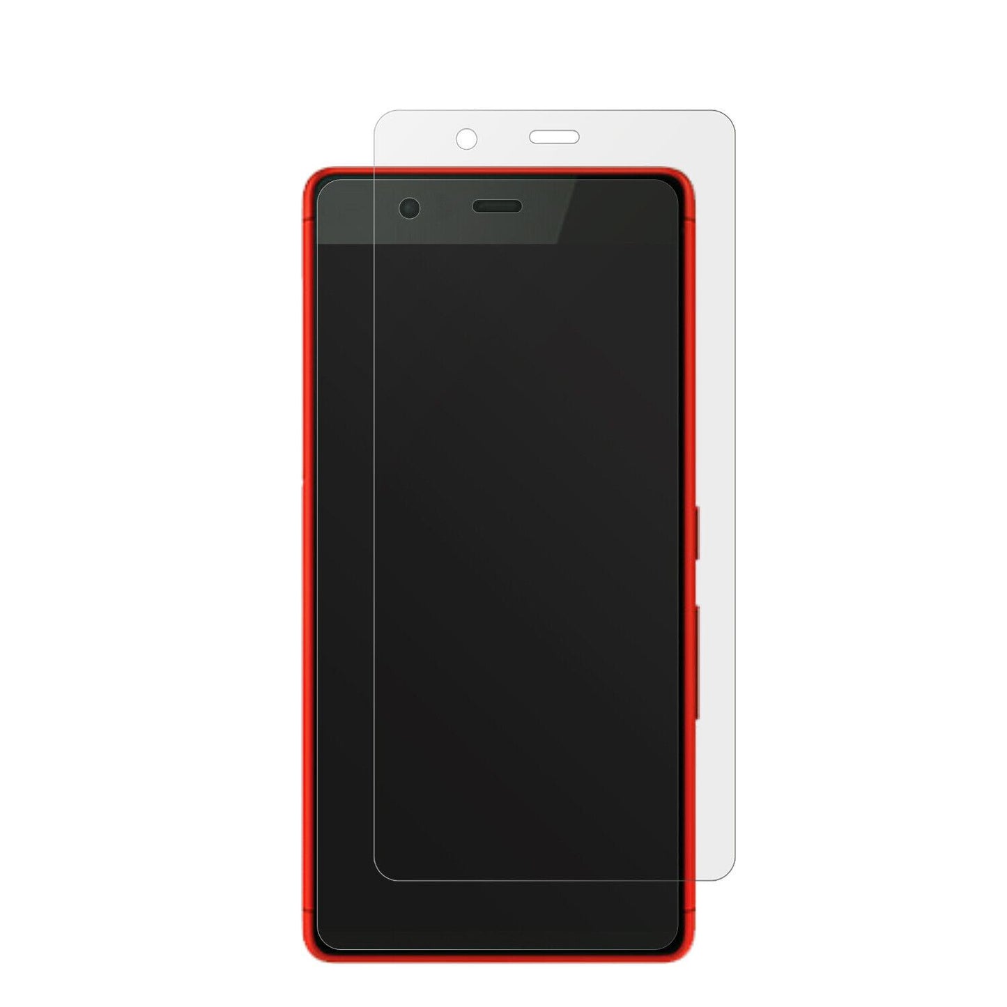 FujitsuArrows Be F-05J mit aufgebrachter dipos Displayschutzfolie, die lästige Fingerabdrücke minimiert