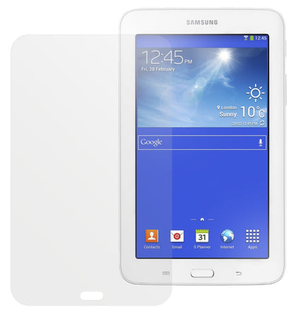 Galaxy Tab 3 Lite 7.0 T110Samsung mit aufgebrachter dipos Displayschutzfolie, die lästige Fingerabdrücke minimiert