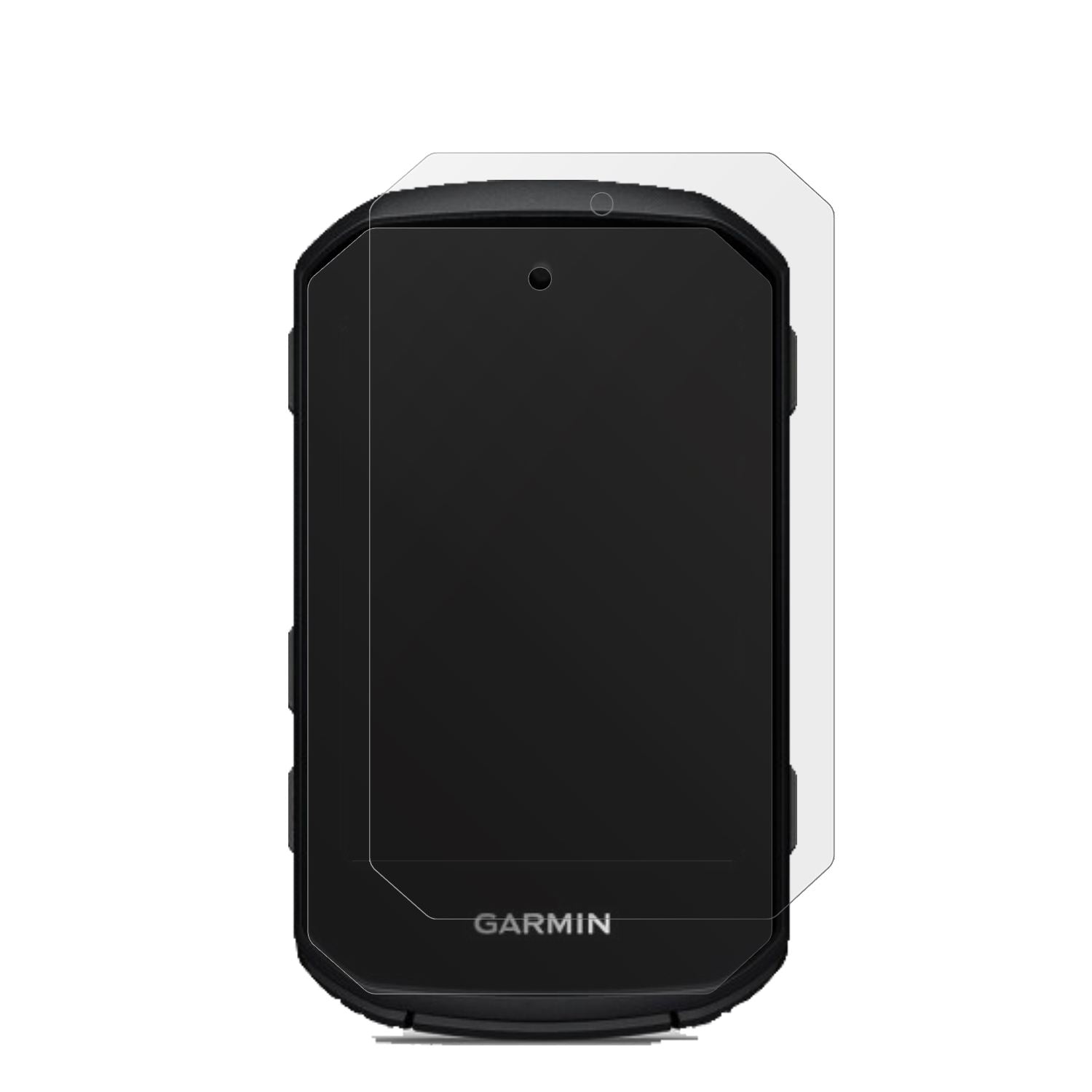 GarminEdge 550 mit aufgebrachter dipos Displayschutzfolie, die lästige Fingerabdrücke minimiert