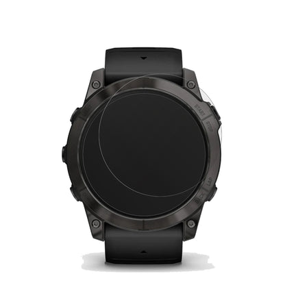 GarminEpix Pro Gen 2 51mm mit aufgebrachter dipos Displayschutzfolie, die lästige Fingerabdrücke minimiert