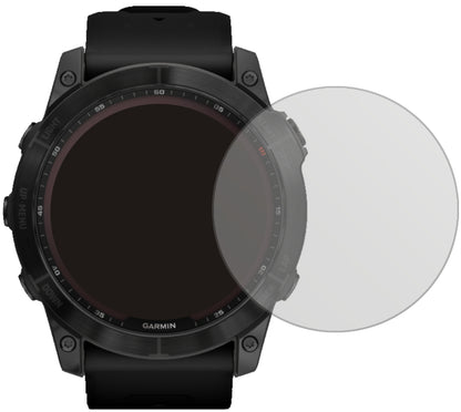 GarminFenix 7 (47 mm) mit aufgebrachter dipos Displayschutzfolie, die lästige Fingerabdrücke minimiert