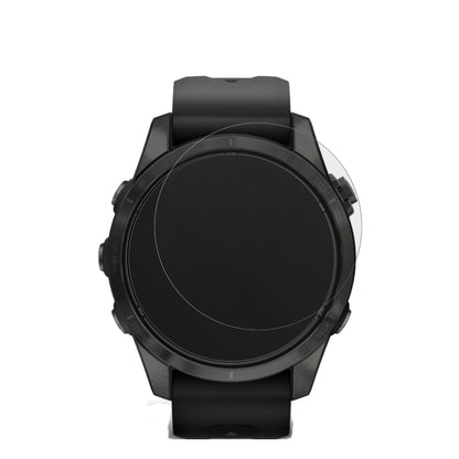 GarminFenix 7s Pro 51mm mit aufgebrachter dipos Displayschutzfolie, die lästige Fingerabdrücke minimiert