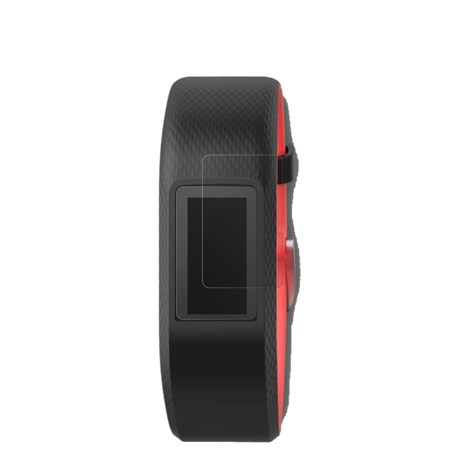 GarminVivosport mit aufgebrachter dipos Displayschutzfolie, die lästige Fingerabdrücke minimiert