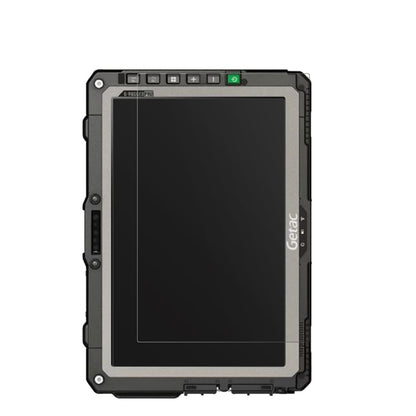 GetacUX10 G3 mit aufgebrachter dipos Displayschutzfolie, die lästige Fingerabdrücke minimiert