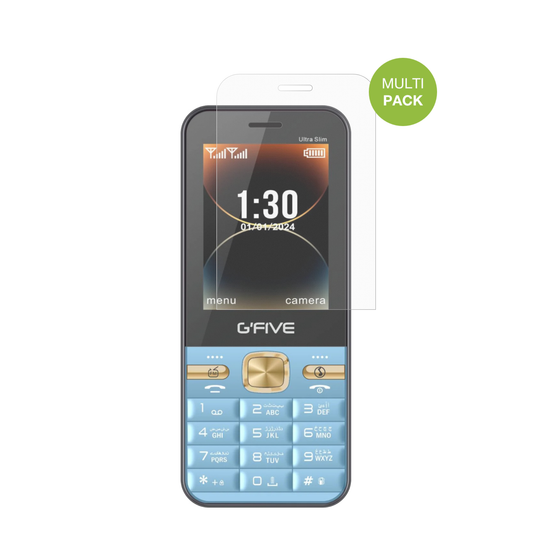GFiveUltra Slim mit aufgebrachter dipos Displayschutzfolie, die lästige Fingerabdrücke minimiert