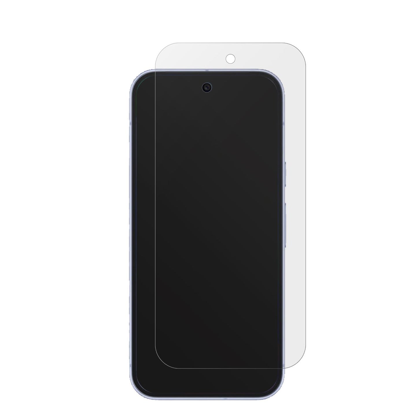 GooglePixel 10 mit aufgebrachter dipos Displayschutzfolie, die lästige Fingerabdrücke minimiert
