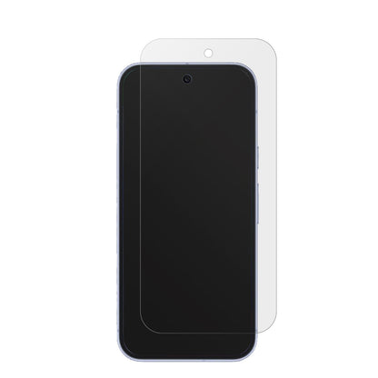 GooglePixel 10 mit aufgebrachter dipos Displayschutzfolie, die lästige Fingerabdrücke minimiert