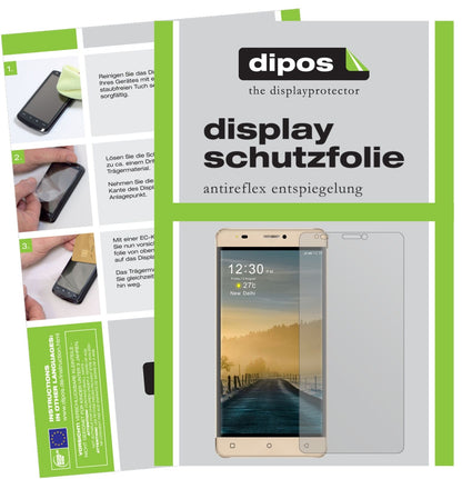 GooweelG9 mit aufgebrachter dipos Displayschutzfolie, die lästige Fingerabdrücke minimiert