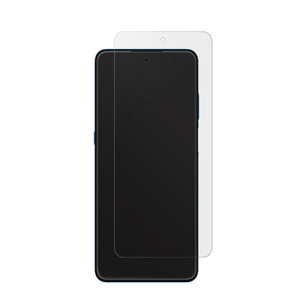 HisenseInfinity H60 Lite mit aufgebrachter dipos Displayschutzfolie, die lästige Fingerabdrücke minimiert
