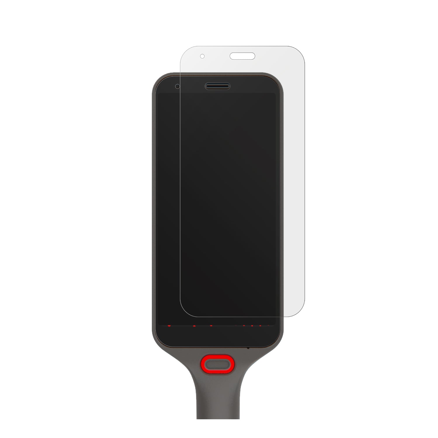 HoneywellCS32 mit aufgebrachter dipos Displayschutzfolie, die lästige Fingerabdrücke minimiert