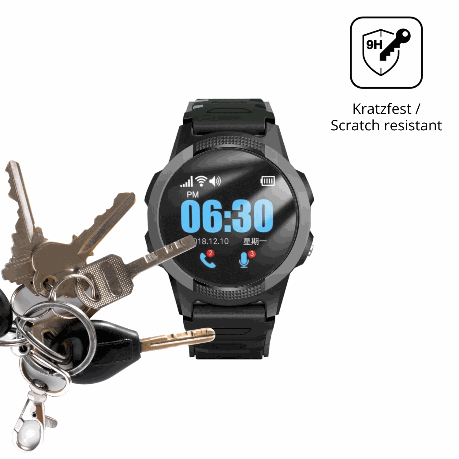 HonorPad X10 Pro 11.5 Zoll mit aufgebrachter dipos Displayschutzfolie, die lästige Fingerabdrücke minimiert