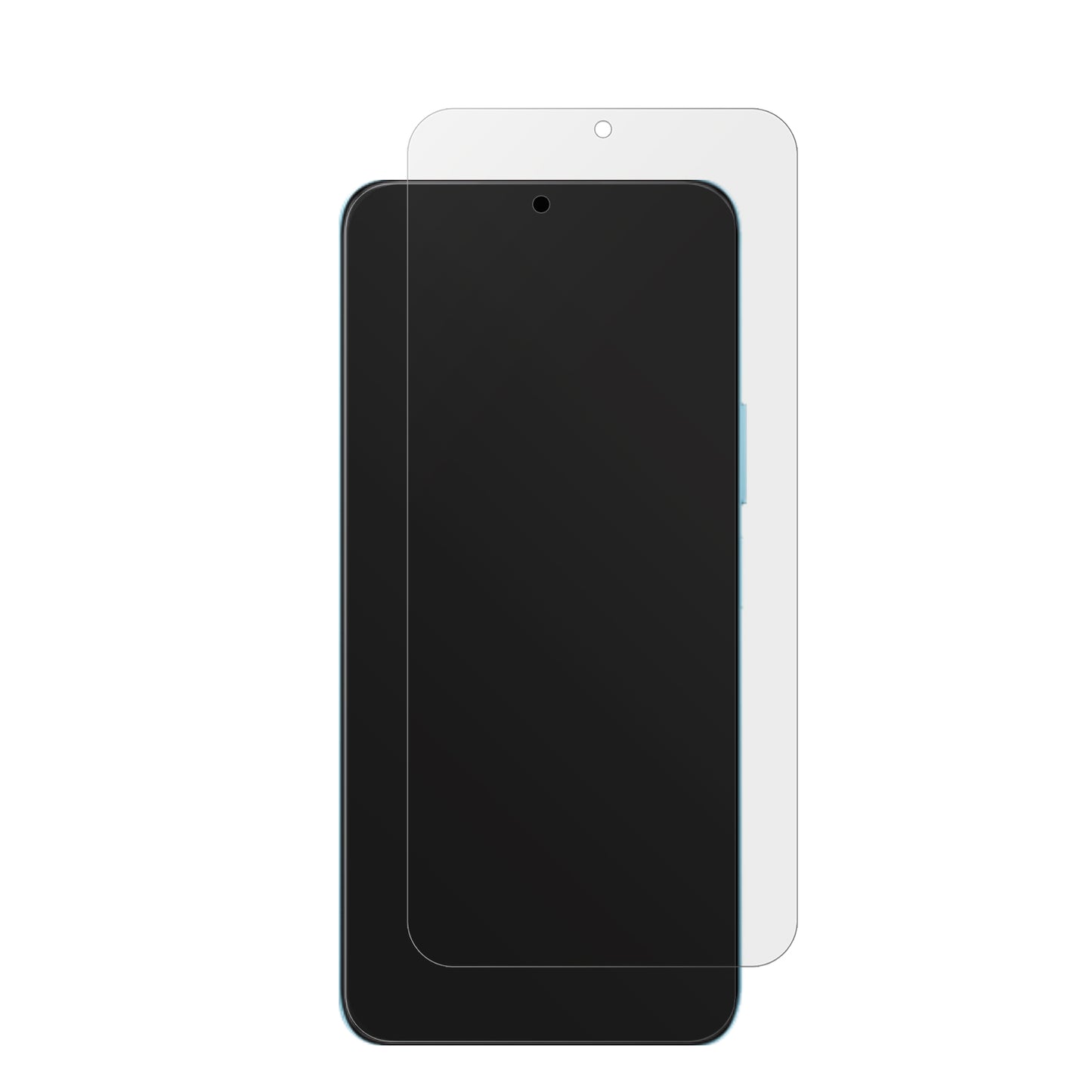 HonorX5b mit aufgebrachter dipos Displayschutzfolie, die lästige Fingerabdrücke minimiert